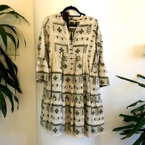 Devotion Twins midi Ella, khaki & white